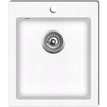 VidaXL Granite Cream White Overmount Kitchen Sink