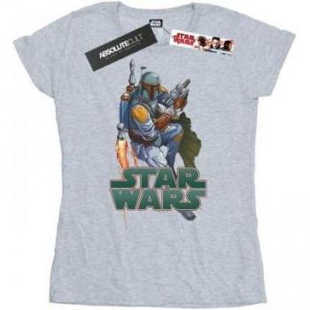 Tee Boba Fett al Fuoco per Donne