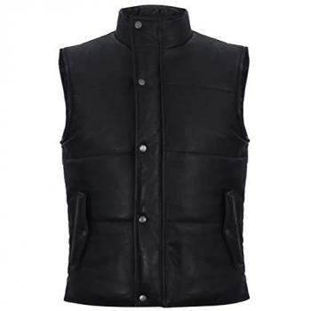 Infinity Leather Men's Classic Puffer Jacket