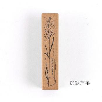 Sceau en bois avec plante pour journalisation