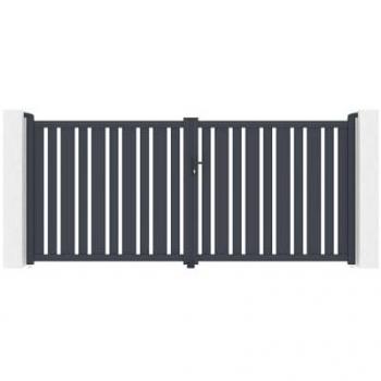 Cancello Battente Grigio Veymont 3,5x1,6m