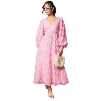 Coast 3D Rose Midi Dress, Women’s, Size 12