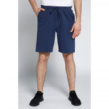 Bermuda blu in felpa con cintura elastica, Uomo, 4XL, JP1880