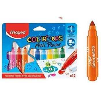 12 x Maped Filzstift Color'Peps Mini Jumbo breit VE=12 Farben Blister