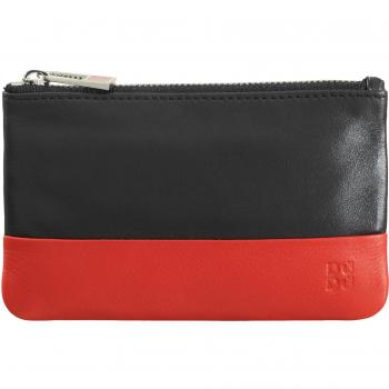 Bolso Dudu de cuero para llaves con cremallera