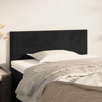 Stilvolles Kopfteil in Schwarz 80x5x78/88 cm