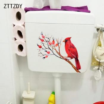 Decoración de Inodoro con Pájaros