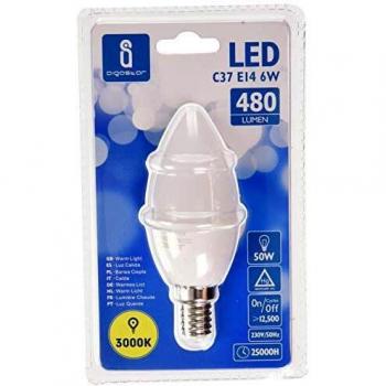Lampadina LED E14 6W 3000K 480 Lumen