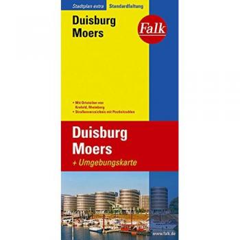 Falk Stadtplan Extra Standardfaltung Duisburg / Moers