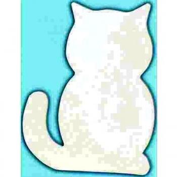 Mini Chats Blanches – Série de 5 décorations