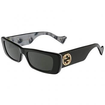 Gucci Rectangle Womens Black Grey GG0516S