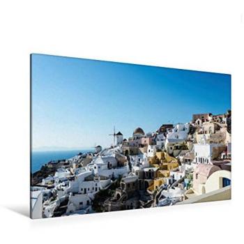 Oia Textil-Leinwand Calvendo Premium – 120 x 80 cm, Tivie Druck