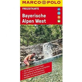Marco Polo Freizeitkarte Bayerische Alpen West