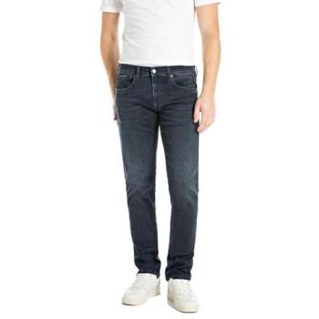 Replay GROVER Straight Jeans – Waschung: Grau, 32/34, Stretch