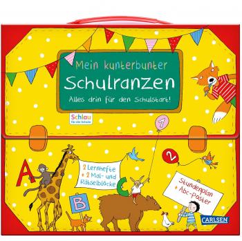 Schlau für die Schule: Schlau für die Schule: Mein kunterbunter Schulranzen (Buch-Set für den Schulstart): Mit 2 Lernheften, 2 Mal