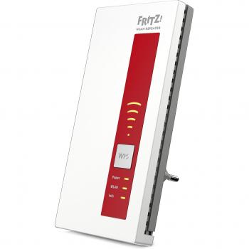 Amplificatore di Segnale Wi-Fi AVM FRITZ! 1160, Dual Band AC 1200, Compatibile con Modem Fibra e ADSL