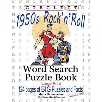 Circle It 1950s Rock'n'Roll Word Search Puzzle Book
