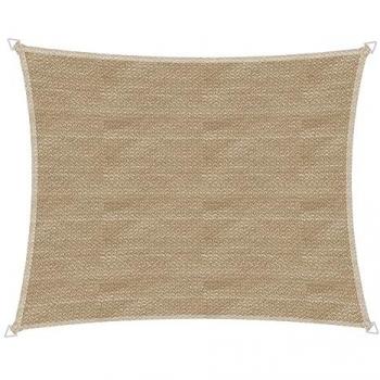 Windhager Sonnensegel Capri Rechteck 3x4m, schilf