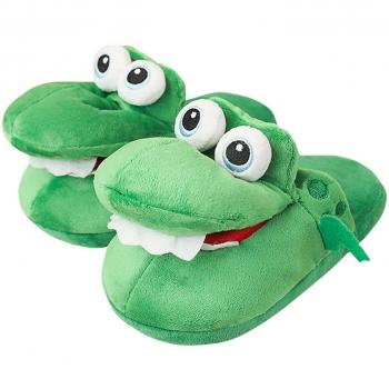 Women’s Crocodile Slippers with Moving Mouth