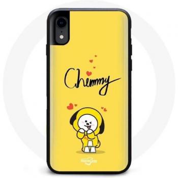 Coque iPhone XR Bangtan BTS Chimmy Jimin Jaune