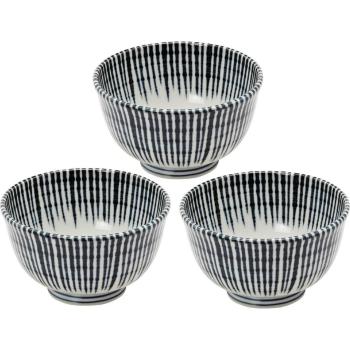 Sendan Mino Ware Small Bowl Trio – Lightweight Design