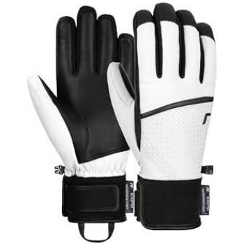 Weißes „Mara R‑TEX XT“ Damenhandschuh – Primaloft-Isolierung, Gr. 7