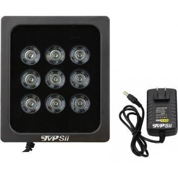 Black Metal 12V 2A 850nm LED Infrared Light for Surveillance