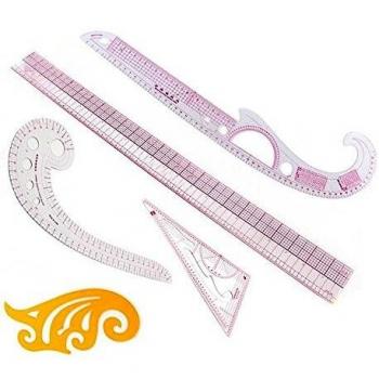 Craft Measurement Kit – Five Customizable Rulers for Clothing