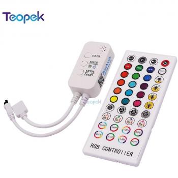 Voice and Music Sync RGB Bluetooth LED Strip Lights for Bedroom