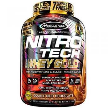 Muscletech Nitro Tech 100% Proteína Sabor Vainilla Francesa