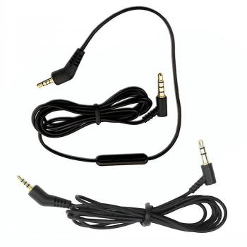 Cable Dual de 3,5 mm para Bose QC3 con Control Remoto