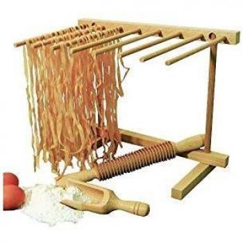 Stendipasta 37×27 cm – supporto in legno, 29 cm alto