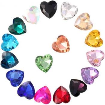 Do it yourself hartvormige strass steentjes