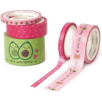 Set de 5 Cintas Adhesivas Legami Avocado
