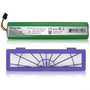 Morpilot 4000mAh Batteria Estesa NiMh per iRobot Neato Botvac