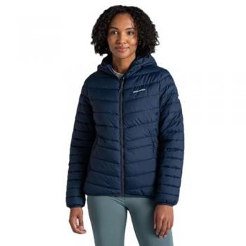 T-shirt termica compressa Craghoppers IX Blue Navy con cappuccio