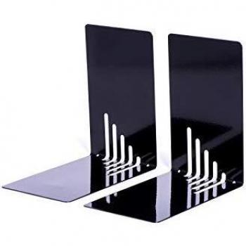 Serre-livres en métal noir