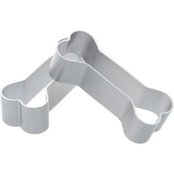 2x Stainless Steel Dog Bone Cookie Cutter