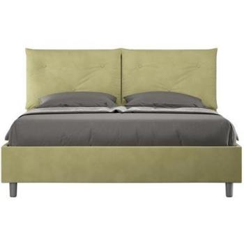 Cama Doble Confort Microfibra Té Verde Appia 160x200 con Contrahuellas
