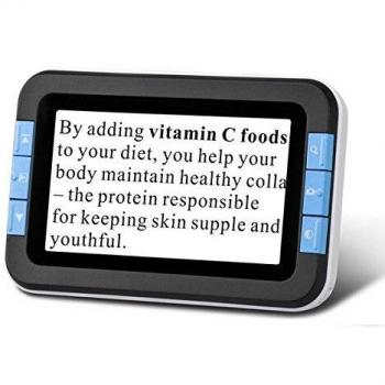 Loupe numérique Levenhuk DTX 43 avec écran LCD, grossissement 14x, LED à 7 couleurs et support pliable