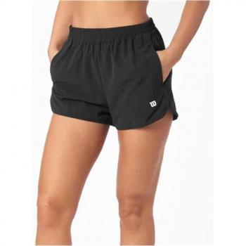 Wilson Team Short Damen – Schwarzer Tennis-Style