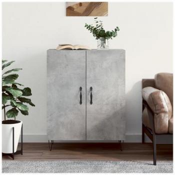 DOC&ET² Living Store Holzwerkstoff-Sideboard Betongrau 69,5 × 34 × 90 cm