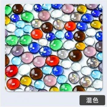 100g Transparent Glass Cabochon Beads