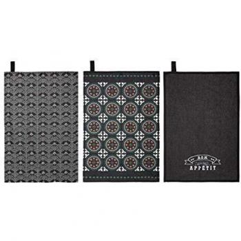Set de 3 Torchons Imprimés 45 x 70 cm