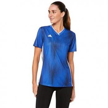 Adidas Tiro 19 Women’s Casual Short Sleeve Shirt – Bold Blue/White