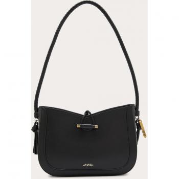 Bolso de hombro de piel negra Vigo Isabel Marant
