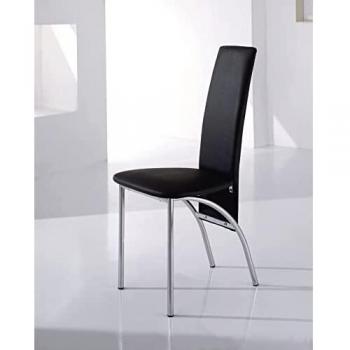 Sedia Comfort Nera in Metallo