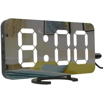 Sveglia Digitale 12/24 Ore LED 6.5 Pollici