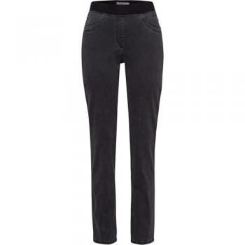 Bequeme Jeans RAPHAELA BY BRAX Style PAMINA FUN Gr. 38, Normalgrößen, grau (dunkelgrau), Damen