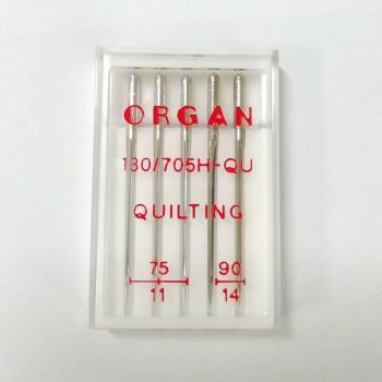 ORGAN Universal Needles 130/705H for Quilting & Patchwork (5 pcs)